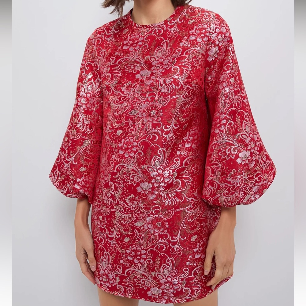 Tuckernuck Red Floral Mini Dress